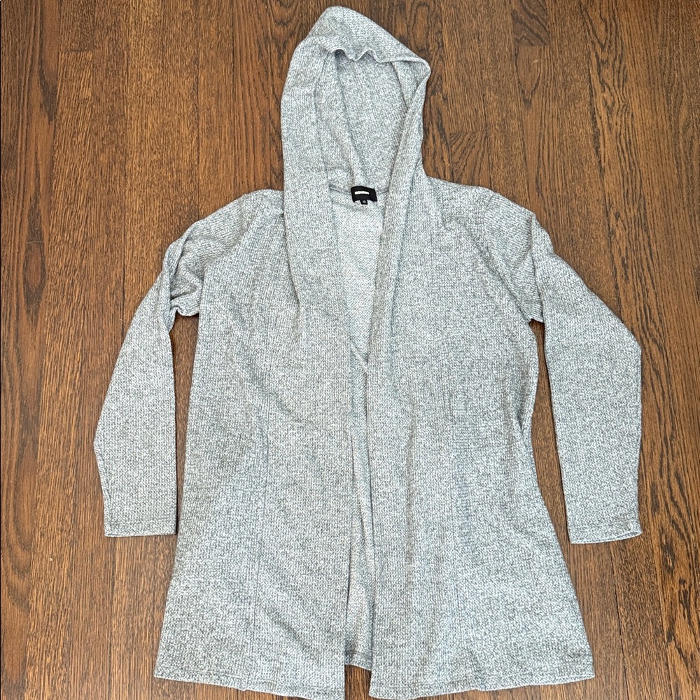 Monroe Gray Hooded Sweater